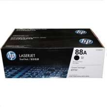 惠普（HP) CC388AD 黑色硒鼓 88A双支装(适用HP LaserJet1108 1106 M1213 1216 1136 M202 M226/M126 M128系列等)