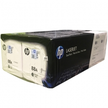 惠普（HP) CC388AD 黑色硒鼓 88A双支装(适用HP LaserJet1108 1106 M1213 1216 1136 M202 M226/M126 M128系列等)
