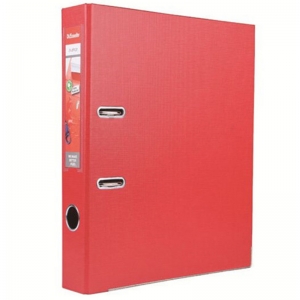 易达（Esselte）avance全包胶档案夹文件夹两孔夹 20143 红色 A4 2寸 背宽52MM