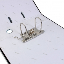 金得利（KINARY）CB1102 PVC半包胶档案夹 A4 3寸 黑色