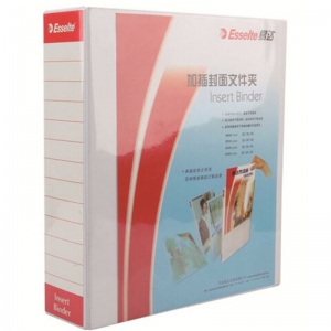 易达（Esselte）505430 A4 3孔 3寸 加插封面文件夹 背宽78MM 容纸量50mm 白色