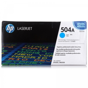 惠普（HP）CE251A 青色硒鼓 504A（适用HP Color LaserJet CP3525 3525n 3525dn）