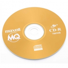 麦克赛尔（maxell）CD-R 48速700M 空白光盘/刻录光盘/碟片 单片装 盒装5片