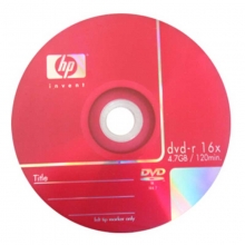 惠普（HP）DVD-R 16速 4.7GB 碟片/刻录盘/光盘/空白光盘 桶装50片