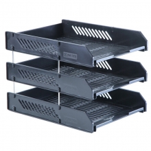 钊盛（ZSSI）ZS-688 三层文件盘 A4 灰色