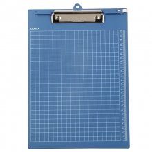 齐心（Comix）A724 竖式/带刻度 A4板夹/PP强力书写板夹 蓝色