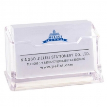 杰丽斯（JIELISI）861 透明名片座/名片夹/名片架