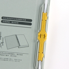 普乐士（PLUS）FL-021SS 如意伸缩夹/报告文件夹 A4 灰色