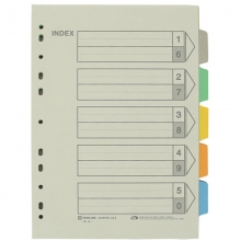 锦宫（King Jim）907GS 五色纸质分页纸/分类纸/隔页纸 5色/套 10套/包