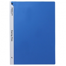 金得利（KINARY）QW324A A4拉杆报告夹/转杆报告夹/旋转杆报告夹 蓝色