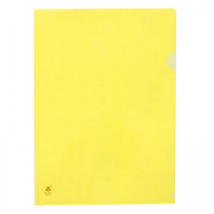 富得快（FUDEK）E310 单页文件套/单片夹 A4 厚度16C 30个装 黄色