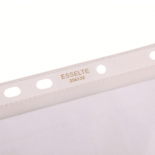 易达（Esselte）356133 复印文件保护套/11孔文件袋/打孔袋 A4/磨砂 厚度0.06mm 100个/盒