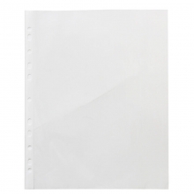 得力（deli）5712 A4 11袋文件袋/文件保护袋/11孔袋 100个装