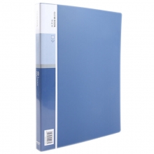 得力（Deli）5003 资料册/插页夹 A4 30页 蓝色