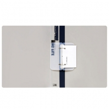 得力（deli）5381 A4二孔D型透明文件夹/资料夹 半透明色