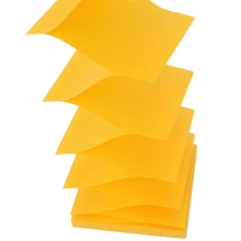 3M（3M）R330N 抽取式便条纸/报事贴 76*76mm 荧光黄 12本/包