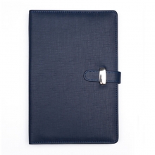 国俊众搏（GJZB）35606 磨砂PU仿皮活页笔记本/皮面本 A7（145*105mm）96页/6孔 蓝色