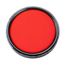 齐心（Comix）B3705 圆形快干原子印台 85mm 红色