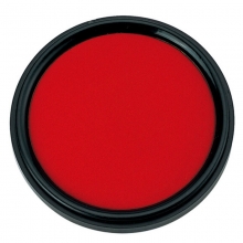 齐心（Comix）B3704 圆形强效速干印台 68mm 红色