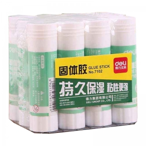 得力（deli）7102 PVA固体胶棒 21g 12支/盒