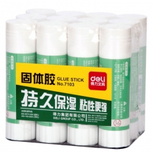 得力（deli）7103 PVA固体胶棒 36g 12支/盒