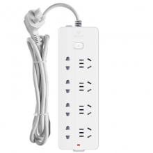 公牛（BULL）GN-403 新国标电源插座/插线板/插排/排插/接线板/拖线板 8位 总控 3米