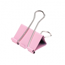 得力（deli）8555 筒装长尾票夹/燕尾夹/长尾夹/铁夹子/凤尾夹 19mm 彩色 40只/筒