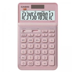 卡西欧（CASIO）JW-200SC-PK stylish时尚摇头式计算器 12位 璨光粉