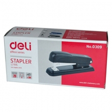 得力（deli）0309 标准型订书机/办公订书器 25页 适用书针24/6~26/6 颜色随机