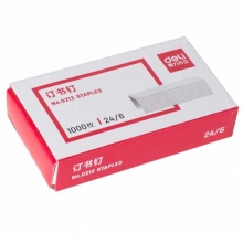 得力（deli）0212 高强度钢订书钉/统一订书针 12# 25页 24/6 10盒装
