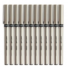 三菱（UNI）UB-177 直液式中性笔/耐水走珠笔 0.7mm 红色 12支装