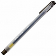晨光（M&G）GP-1280 透明磨砂杆中性笔/半针管水笔（替芯MG-6139）0.5mm 黑色 12支装
