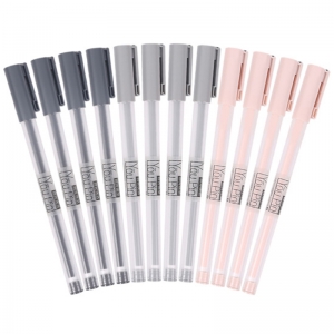 晨光（M&G）AGPA1704 优品系列全针管中性笔/签字笔/水笔（替芯6007）0.35mm 黑色 12支/盒