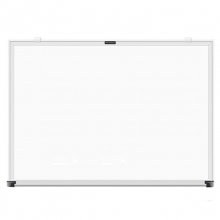 得力（deli）7843 单面磁性白板/教学白板/会议白板 50*70cm 单面 经济款