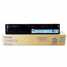 东芝（TOSHIBA）T-FC50C-C-S 青色低容碳粉 70g（适用e-STUDIO 2555 3055 3555 5055）