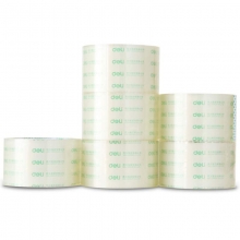 得力（deli）30323 透明封箱胶带/宽胶带 60mm*60y*50um（54.9m/卷） 6卷/筒