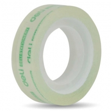 得力（deli）30015 透明文具胶带 12mm*30y 12卷/筒