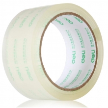 得力（deli）30323 透明封箱胶带/宽胶带 60mm*60y*50um（54.9m/卷） 6卷/筒