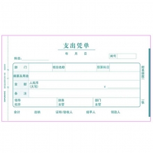 西玛（SIMAA）SS030707 支出凭单 240*140mm 50页/本 10本/包