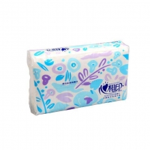 心相印 DT1100 双层压花加厚双层100抽软包装面巾纸/抽纸 5包/提