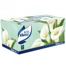 舒洁（Kleenex）2312-02 马蹄莲硬盒抽纸 200抽 3盒*10提/箱