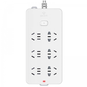 公牛（BULL）GN-109K 6位总控 新国标电源插座/接线板 3米