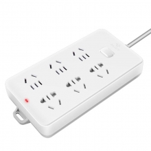 公牛（BULL）GN-109K 6位总控 新国标电源插座/接线板 3米