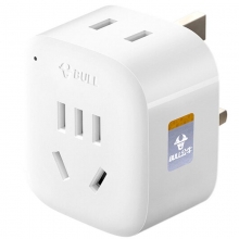 公牛（BULL）GN-L01E 2位英标转国标 电源转换器插座/转换插头 适合国外使用（英国 中国香港 新加坡等）