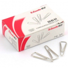 易达（Esselte）90839 三角形回型针/曲别针 28MM 100粒/盒 10盒装