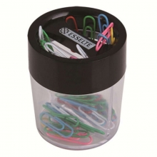 易达（Esselte）96000P 回形针盒/曲别针筒 圆形