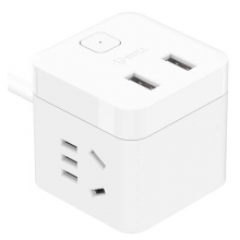 公牛（BULL）GN-UUB122 魔方USB电源插座/接线板 USB接口2个+插孔3个 1.5米