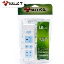 公牛（BULL）GN-606 新国标插座/插线板/接线板 2位总控 1.8米