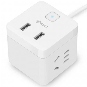 公牛（BULL）GN-UUB122 魔方USB电源插座/接线板 USB接口2个+插孔3个 1.5米