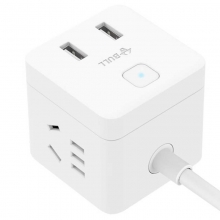 公牛（BULL）GN-UUB122 魔方USB电源插座/接线板 USB接口2个+插孔3个 1.5米